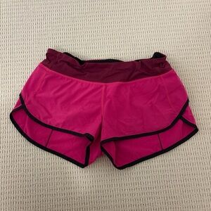 Women's Pink Athletic Shorts